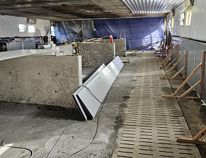 Rekonstrukce haly chovu prasat